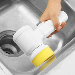 فرشاة التنظيف الكهربائية متعددة الأغراض: 5 في 1 قوة تنظيف