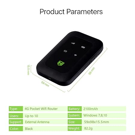 جهاز توجيه (راوتر) واي فاي محمول 4G